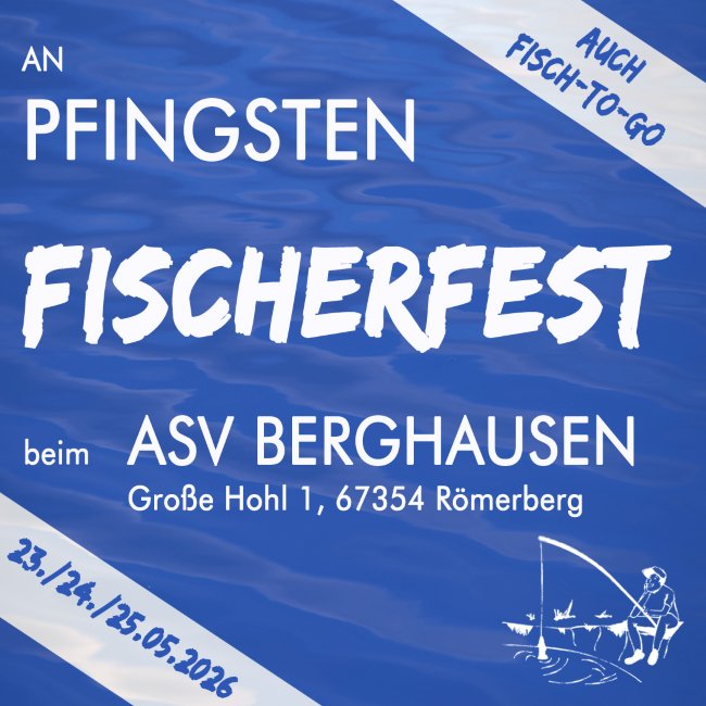 Vereinsmeldung ASV Berghausen Pfingsten 2026